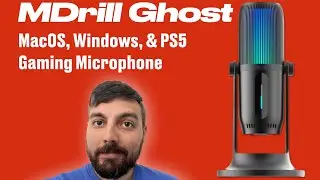 Thronmax MDrill Ghost RGB Microphone for Gaming, Streaming, Podcasting, and more