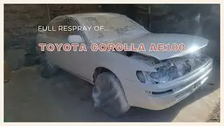 Toyota Corolla AE100 full bodywork and respray.