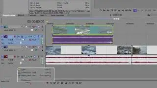 Sony Vegas Pro 9   Timeline Events and Creating Tracks