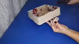 RECICLAGEM cesta de papelão #reciclagem