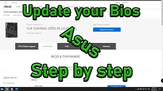 Asus motherboard bios update how to.