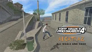 Tony Hawk's Pro Skater 4 #3: Alcatraz - All Goals and Cash (PC Gameplay)