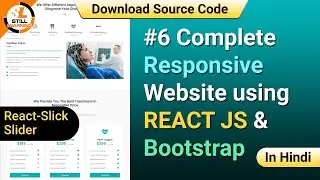 #6 Complete Responsive Website using REACT JS & Bootstrap | How to use Slick Slider in React JS 🔥🔥