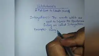 parts of speech (INTERJECTIONS)