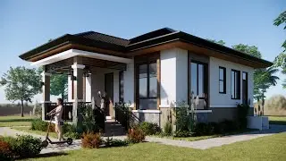 3-Bedroom Simple Bungalow House Design