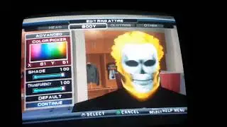 WWE SVR2011 on PS2 How to create Ghost Rider & moveset (CAW)