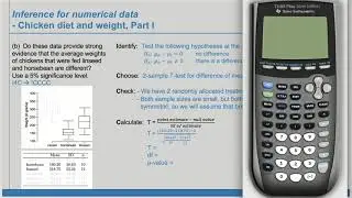 Example Exercise: 7.27 (Advanced High School Statistics & OpenIntro Statistics)