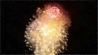 big firework - sketch style - MagicVideoArt