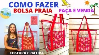 BEACH BAG - HOW TO MAKE A CRYSTAL PLASTIC BAG - SORAYA BAG