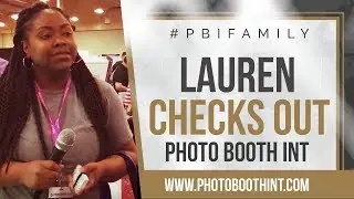 Lauren stopped by our Booth @ Photo Booth Expo 2016