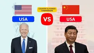 USA vs China Country and power comparison |  who is the real superpower 2023 ? | military comparison