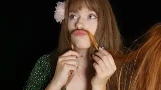 ASMR Weird Girl Plays With Your Hair While You Sleep in history class