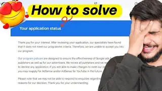 Your account wasn't approved AdSense😰,Google AdSense Approval in 2024