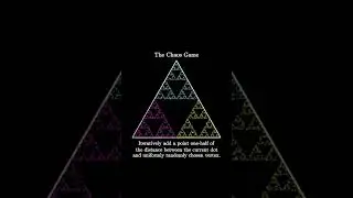 Chaos game - Sierpinski triangle