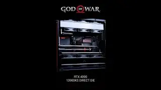 God of War Custom Mod Water Cooled PC Build Lian Li EVO rtx 4090 13900KS