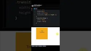 CSS Transition in Web Development | Coding Awareness #shorts