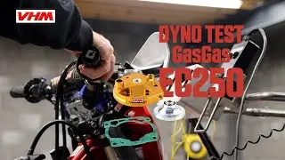 Dyno test GasGas EC250 2022 with VHM cylinder head, insert and gasket