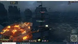 World of sea battle Бой за пиратскую бухту Брендпорт