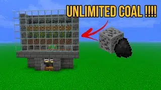 THE BEST WAY TO SAVE YOUR COAL!! | Unlimited Coal Farm (Minecraft Bedrock 1.21+)