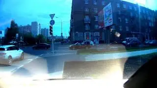 ДТП На бордюр