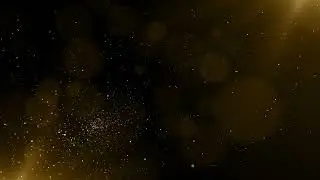 Particles Gold Event Awards Trailer Titles Cinematic Concert Stage Background Loop 4K