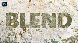 Blend Text Into a Wall in Photoshop - Realistic Blend Effect Tutorial