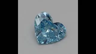 d HS 0.63 карата Голубой hpht бриллиант