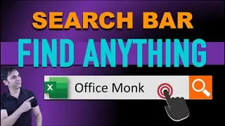 Dynamic Search Bar in Excel 2024 | Make a Search Bar in Excel to Find Anything | No VBA