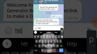 QR Code Generator Bot in Telegram 