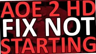 Age of Empires 2 HD won't Start (Steam Fix - AOE 2 HD )