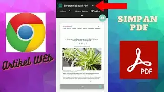 Cara menyimpan halaman web ke pdf di hp tanpa aplikasi