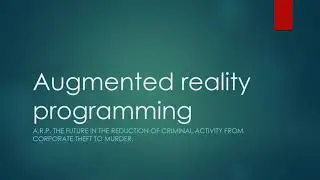Augmented reality programming