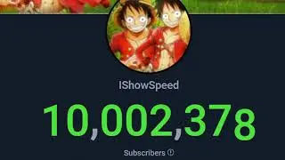 IShowSpeed Live Sub Count