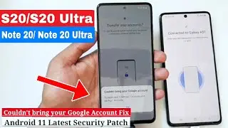 All Samsung Android 11 FRP/Google Account Lock Bypass | Smart Switch Fix-June