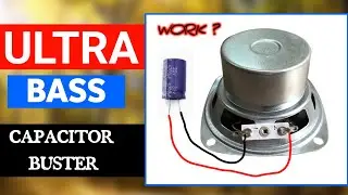 Ultra Bass circuit || Loud Bass || Powerful Amplifier | With Capacitors - Without Pf