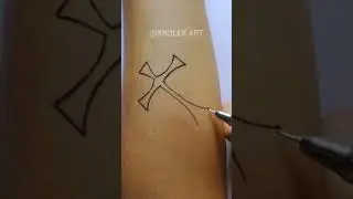 Tato Salib Simple Dari Pena
