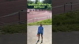 2024 Qualifier UBS Kids Cup - Ball Throw #ellasmindfulness #ubskidscup #trackandfield #shorts