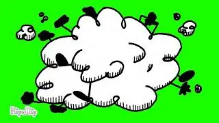 Fight cloud green screen (new better version be like) (free to use)