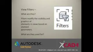 CAD-1 Presents - Revit View Filters - Visibility Hierarchy