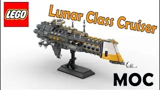 Lego MOC - Lunar Class Cruiser - Digital Speed Build
