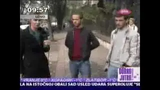 Mladi iz Preševa i Bujanovca u Beogradu, Dobro jutro, TV Pink, 31.10.2012.