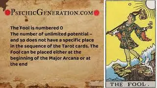 The Fool Tarot Cards Meaning #shorts