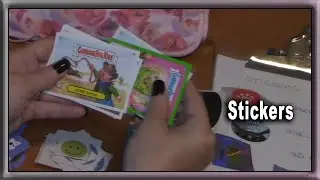 ASMR Sorting Stickers / Writing & Crinkles / No Talking