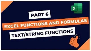 Text/String Function in Excel|| Excel formula and Functions || Part 6