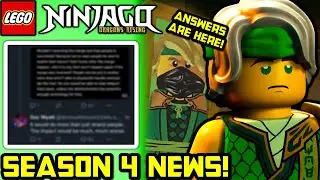 Ninjago Writers Drop SEASON 4 News! 🐲 Lloyd Power, Oni & More! Ninjago Dragons Rising Season 4 News!