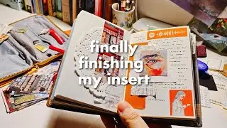 +  finishing an insert I've had for almost 2 years | traveler's notebook journal with me #98