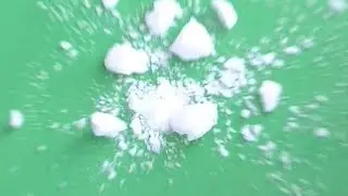 Snowball falling apart
