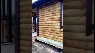 Обзор ОТЛИЧНОЙ Баньки из бруса с ТЕРРАСОЙ!