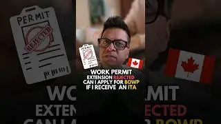 Can I get a BOWP if I get an ITA after applying for a visitor record following a work permit denial?