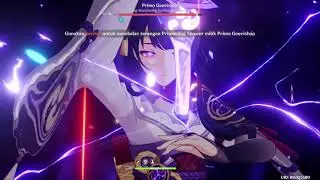 Raiden Shogun with her signature weapon
